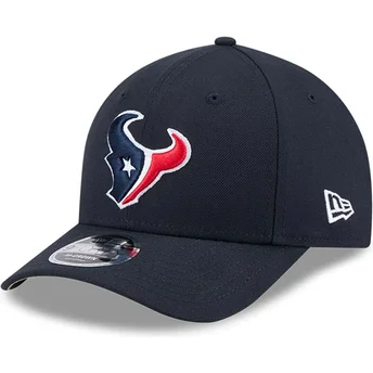 Mützen gebogen marineblau snapback 9FORTY M-Crown Team der Houston Texans NFL von New Era