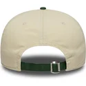 beige-und-grune-verstellbare-curved-cap-19twenty-washed-graphic-der-new-york-yankees-mlb-von-new-era