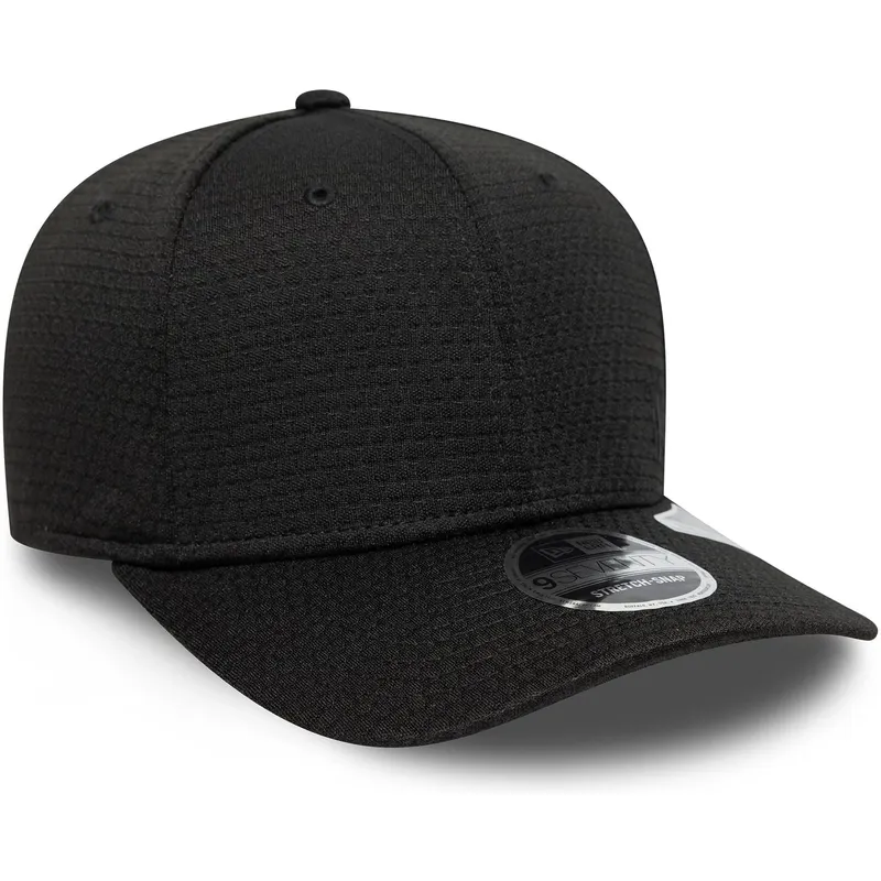 schwarze-gebogene-snapback-kappe-9seventy-stretch-snap-mesh-flawless-der-new-york-yankees-mlb-von-new-era