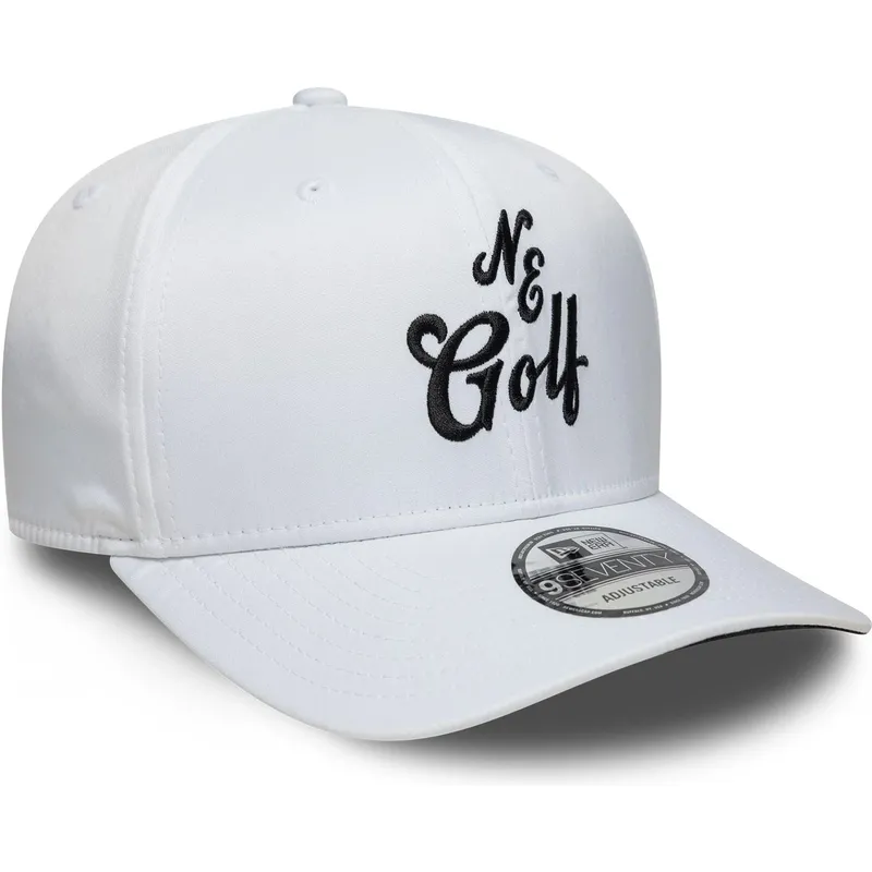 weisse-gebogene-snapback-kappe-9seventy-stretch-snap-technical-golf-von-new-era