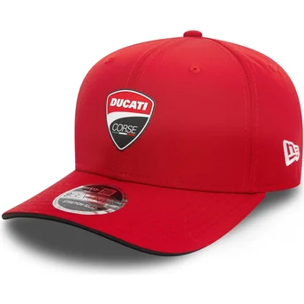 Mützen gebogen rot snapback 9SEVENTY Stretch Snap Core der Ducati Motor MotoGP von New Era