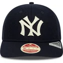 casquette-courbee-bleue-marine-ajustable-9fifty-retro-crown-heritage-series-new-york-yankees-mlb-new-era