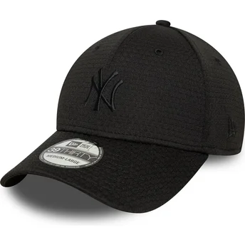 Mützen gebogen schwarz angepasst 39THIRTY Stretch Mesh der New York Yankees MLB von New Era