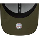 grune-verstellbare-curved-cap-9forty-recycled-midi-der-los-angeles-dodgers-mlb-von-new-era