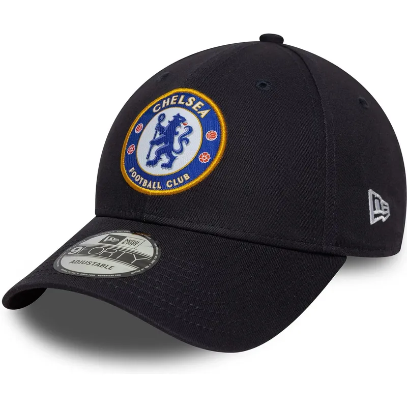 marineblaue-gebogene-snapback-kappe-9forty-core-von-chelsea-football-club-premier-league-von-new-era marineblaue-gebogene-snapback-kappe-9forty-core-von-chelsea-football-club-premier-league-von-new-era
