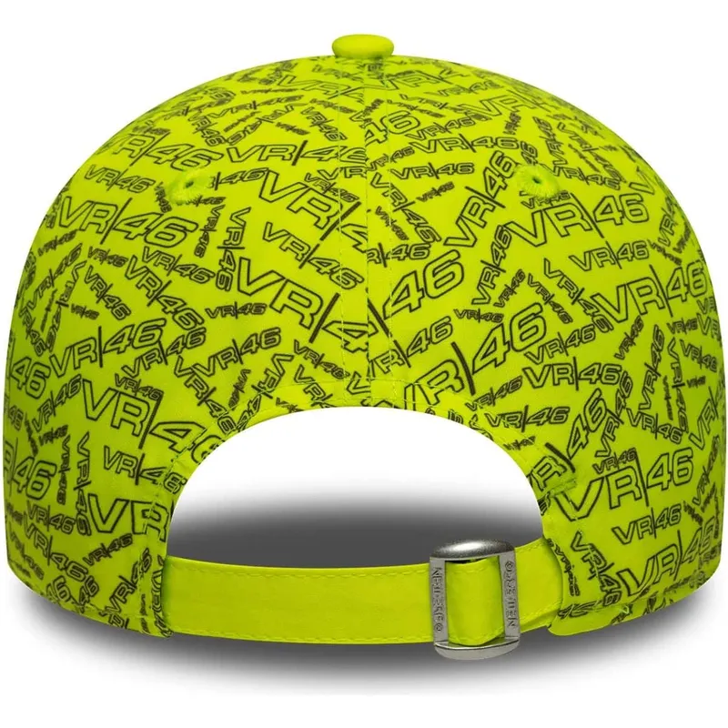 casquette-courbee-jaune-ajustable-9forty-all-over-print-valentino-rossi-vr46-motogp-new-era