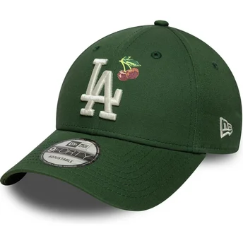 Mützen gebogen grün verstellbares band 9FORTY Fruit Icon der Los Angeles Dodgers MLB von New Era
