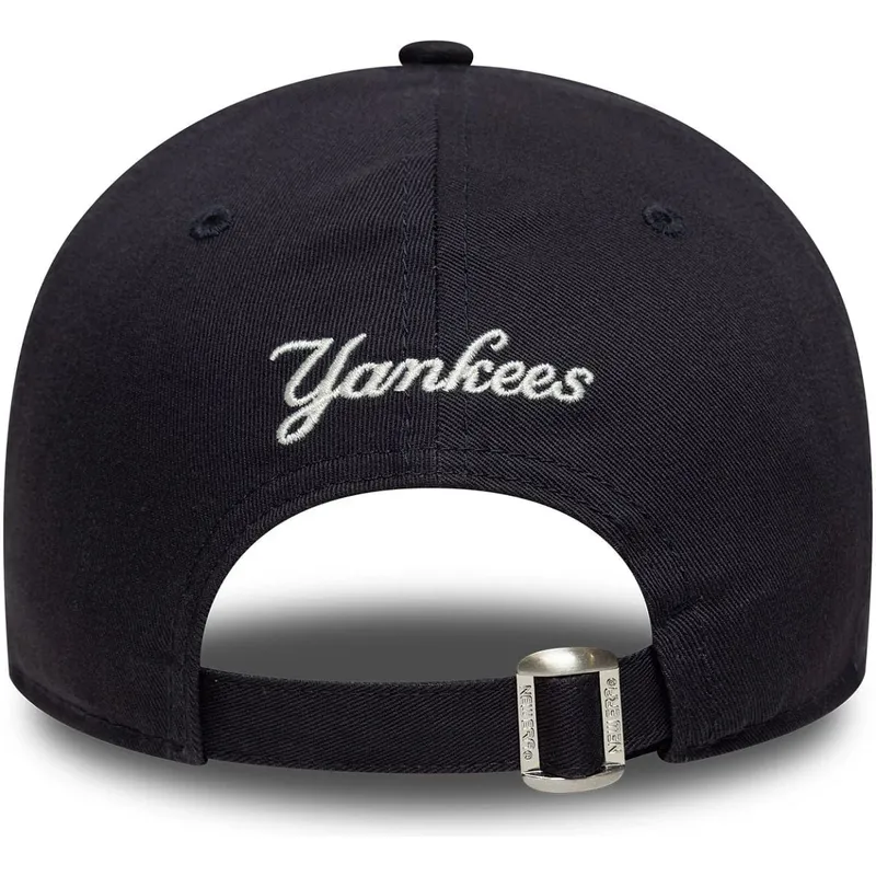 marineblaue-verstellbare-curved-cap-9forty-fruit-icon-der-new-york-yankees-mlb-von-new-era