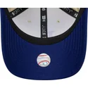 casquette-courbee-beige-et-bleue-snapback-9forty-m-crown-los-angeles-dodgers-mlb-new-era