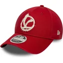 rote-gebogene-snapback-kappe-9forty-m-crown-80th-year-von-vespa-piaggio-von-new-era