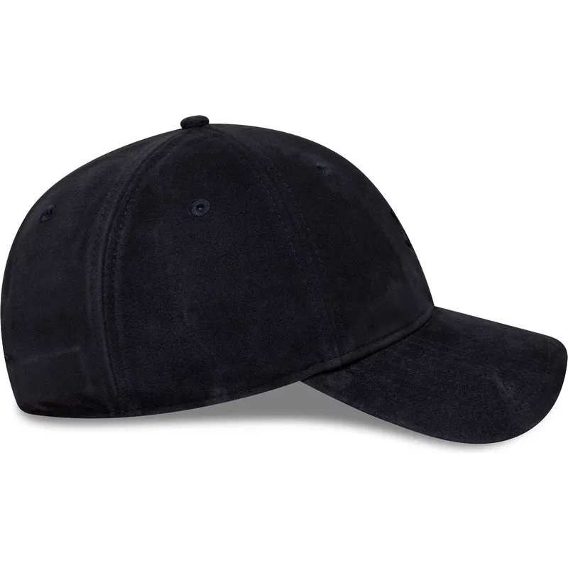 casquette-courbee-bleue-marine-ajustable-avec-logo-bleu-marine-9twenty-suede-new-york-yankees-mlb-new-era