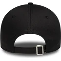 schwarze-verstellbare-curved-cap-fur-damen-9forty-animal-infill-der-new-york-yankees-mlb-von-new-era