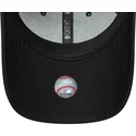 schwarze-verstellbare-curved-cap-fur-damen-9forty-animal-infill-der-new-york-yankees-mlb-von-new-era