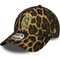 damen-verstellbare-leoparden-kurvenkappe-9forty-von-ac-milan-serie-a-von-new-era