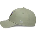 hellgrune-gebogene-verstellbare-damenkappe-9forty-floral-icon-der-los-angeles-dodgers-mlb-von-new-era