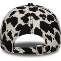casquette-courbee-noire-et-blanche-ajustable-pour-femme-9forty-cow-midi-new-york-yankees-mlb-new-era