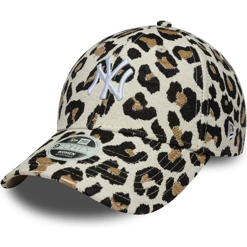 verstellbare-damen-kappe-mit-leopardenmuster-und-gebogenem-schirm-9forty-midi-new-york-yankees-mlb-von-new-era