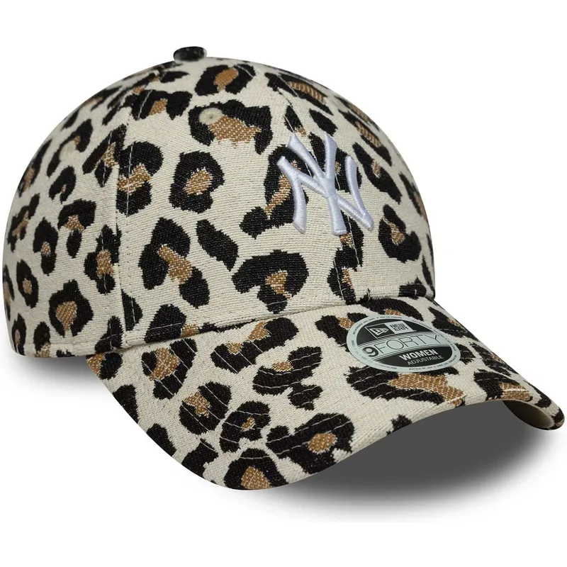 verstellbare-damen-kappe-mit-leopardenmuster-und-gebogenem-schirm-9forty-midi-new-york-yankees-mlb-von-new-era