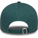 grune-gebogene-verstellbare-damenkappe-9twenty-washed-mini-der-new-york-yankees-mlb-von-new-era