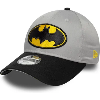 Mützen gebogen schwarz verstellbares band für Kinder 9FORTY der Batman DC Comics von New Era