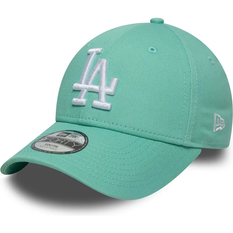 grune-gebogene-verstellbare-kappe-fur-kinder-9forty-league-essential-der-los-angeles-dodgers-mlb-von-new-era grune-gebogene-verstellbare-kappe-fur-kinder-9forty-league-essential-der-los-angeles-dodgers-mlb-von-new-era