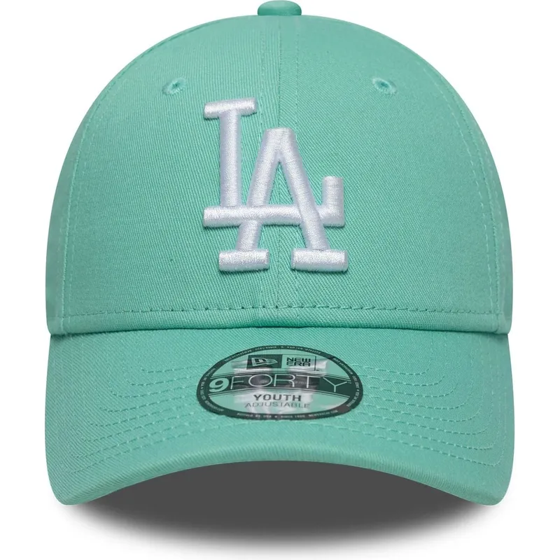 grune-gebogene-verstellbare-kappe-fur-kinder-9forty-league-essential-der-los-angeles-dodgers-mlb-von-new-era grune-gebogene-verstellbare-kappe-fur-kinder-9forty-league-essential-der-los-angeles-dodgers-mlb-von-new-era