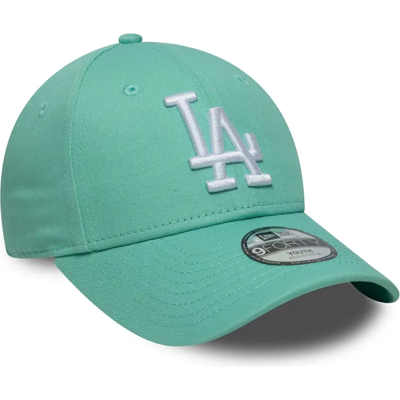 grune-gebogene-verstellbare-kappe-fur-kinder-9forty-league-essential-der-los-angeles-dodgers-mlb-von-new-era grune-gebogene-verstellbare-kappe-fur-kinder-9forty-league-essential-der-los-angeles-dodgers-mlb-von-new-era