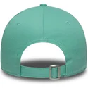 grune-gebogene-verstellbare-kappe-fur-kinder-9forty-league-essential-der-los-angeles-dodgers-mlb-von-new-era