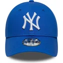 casquette-courbee-bleue-ajustable-pour-enfant-9forty-league-essential-new-york-yankees-mlb-new-era