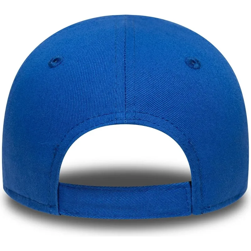 gebogene-blaue-verstellbare-kappe-fur-kleinkinder-9forty-league-essential-der-new-york-yankees-mlb-von-new-era