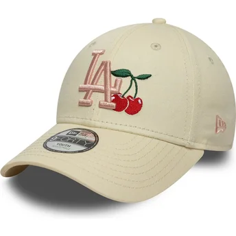 Mützen gebogen beige verstellbares band für Kinder 9FORTY Fruit Icon der New York Yankees MLB von New Era
