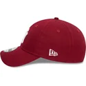 dunkelrote-verstellbare-curved-cap-9twenty-league-essential-der-new-york-yankees-mlb-von-new-era