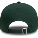 dunkelgrune-verstellbare-curved-cap-9twenty-league-essential-der-new-york-yankees-mlb-von-new-era