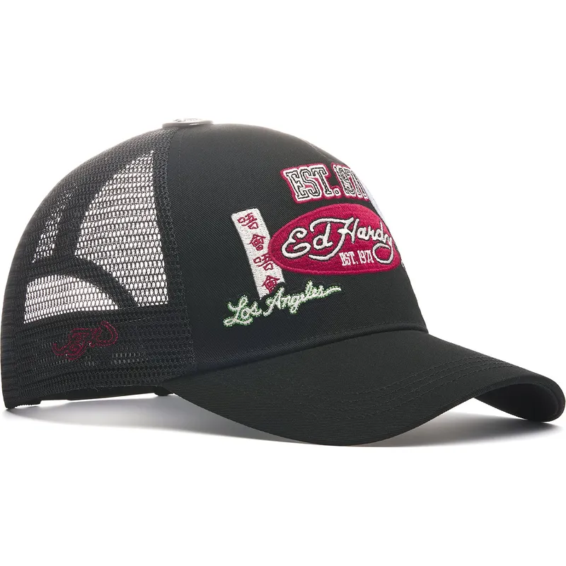 schwarze-trucker-kappe-est-1971-varsity-von-ed-hardy schwarze-trucker-kappe-est-1971-varsity-von-ed-hardy