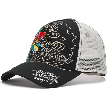 Casquette trucker noire 1971 Koi Fish Ed Hardy