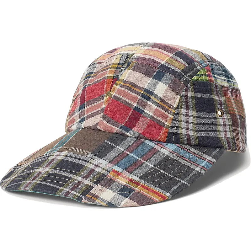 mehrfarbige-verstellbare-curved-cap-patchwork-madras-von-polo-ralph-lauren mehrfarbige-verstellbare-curved-cap-patchwork-madras-von-polo-ralph-lauren