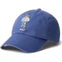 casquette-courbee-bleue-marine-ajustable-classic-sport-twill-polo-bear-polo-ralph-lauren
