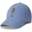 casquette-courbee-bleue-ajustable-classic-sport-twill-polo-bear-polo-ralph-lauren
