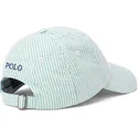 grune-verstellbare-curved-cap-stretch-seersucker-von-polo-ralph-lauren