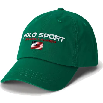 Mützen gebogen grün verstellbares band Sport Twill von Polo Ralph Lauren