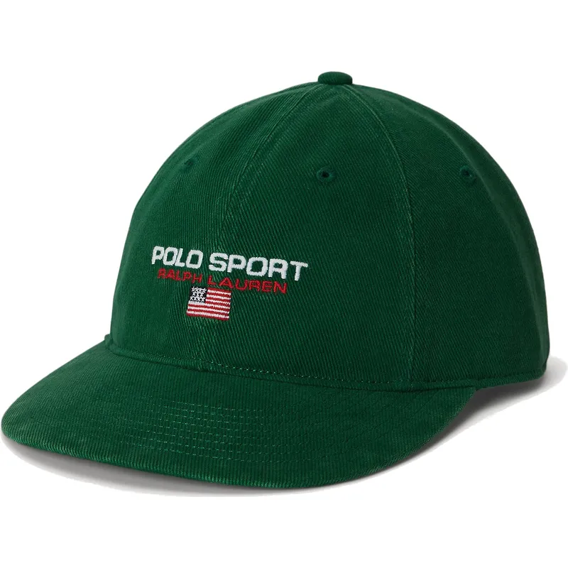 grune-verstellbare-curved-cap-authentic-baseball-von-polo-ralph-lauren