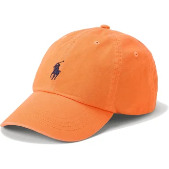 Mützen gebogen orange verstellbares band Classic Sport Cotton Chino von Polo Ralph Lauren