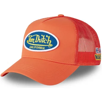 Casquette trucker orange POLY10 Von Dutch