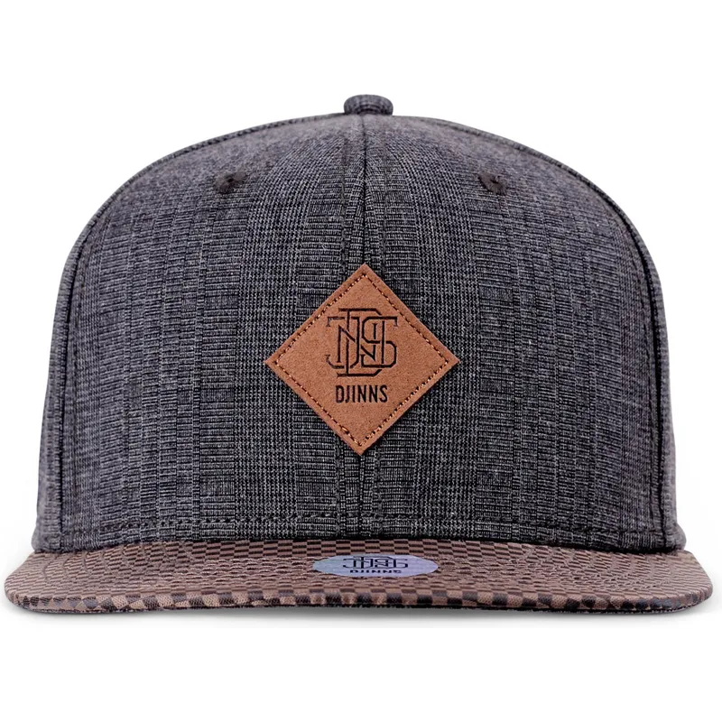grau-karierte-verstellbare-flatcap-glencheck-von-djinns