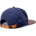 casquette-plate-bleue-marine-ajustable-glencheck-djinns