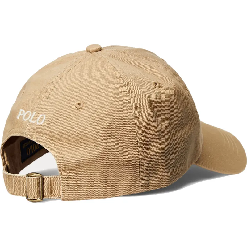 braune-verstellbare-curved-cap-cotton-chino-classic-sport-von-polo-ralph-lauren braune-verstellbare-curved-cap-cotton-chino-classic-sport-von-polo-ralph-lauren