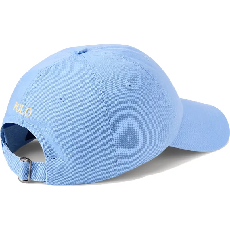 blaue-verstellbare-gebogene-kappe-cotton-chino-classic-sport-von-polo-ralph-lauren blaue-verstellbare-gebogene-kappe-cotton-chino-classic-sport-von-polo-ralph-lauren
