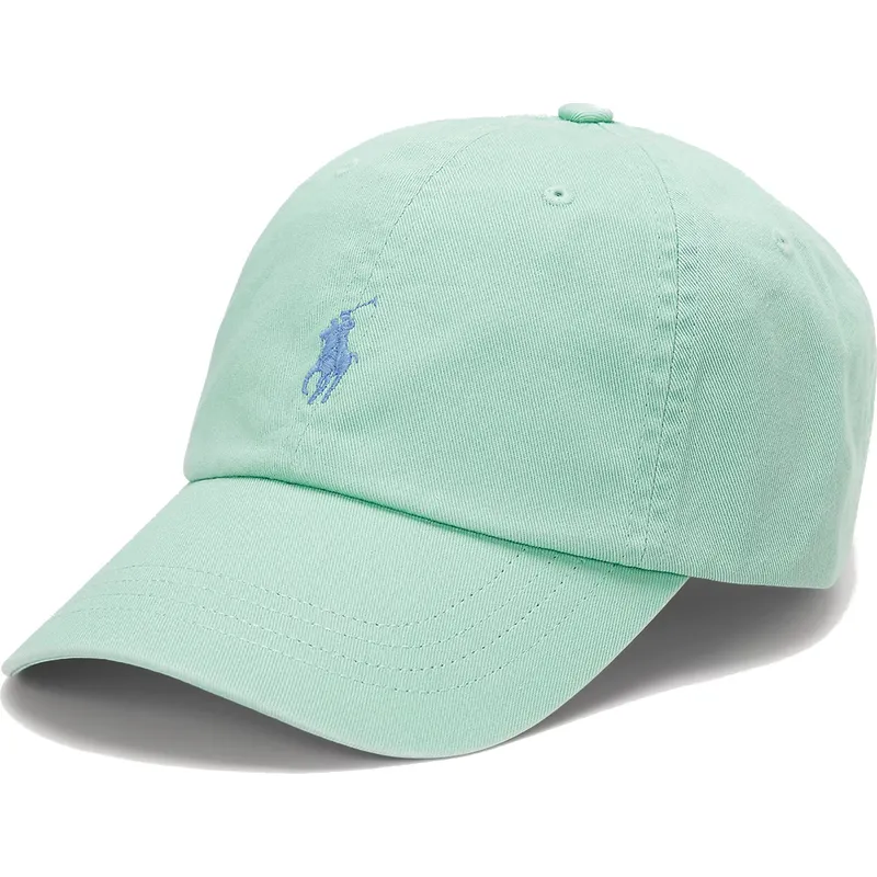 hellgrune-verstellbare-gebogene-kappe-cotton-chino-classic-sport-von-polo-ralph-lauren