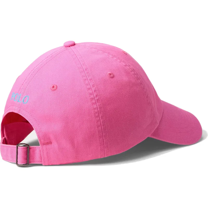 gebogene-rosa-verstellbare-kappe-cotton-chino-classic-sport-von-polo-ralph-lauren