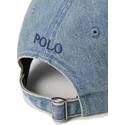 casquette-courbee-bleue-ajustable-indigo-denim-polo-ralph-lauren